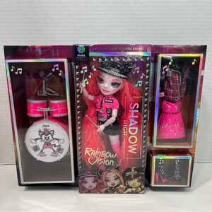 SHADOW HIGH DOLL Mara Pinkett Rainbow high dolls NWT rainbow vision